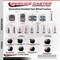 Service Caster 2'' Black Metal Hood Twin Wheel Caster Nylon Wheels 3/8 Thread Stem , 4PK SCC-TS02S50D-NYS-FB-381634-4 - alternate 3